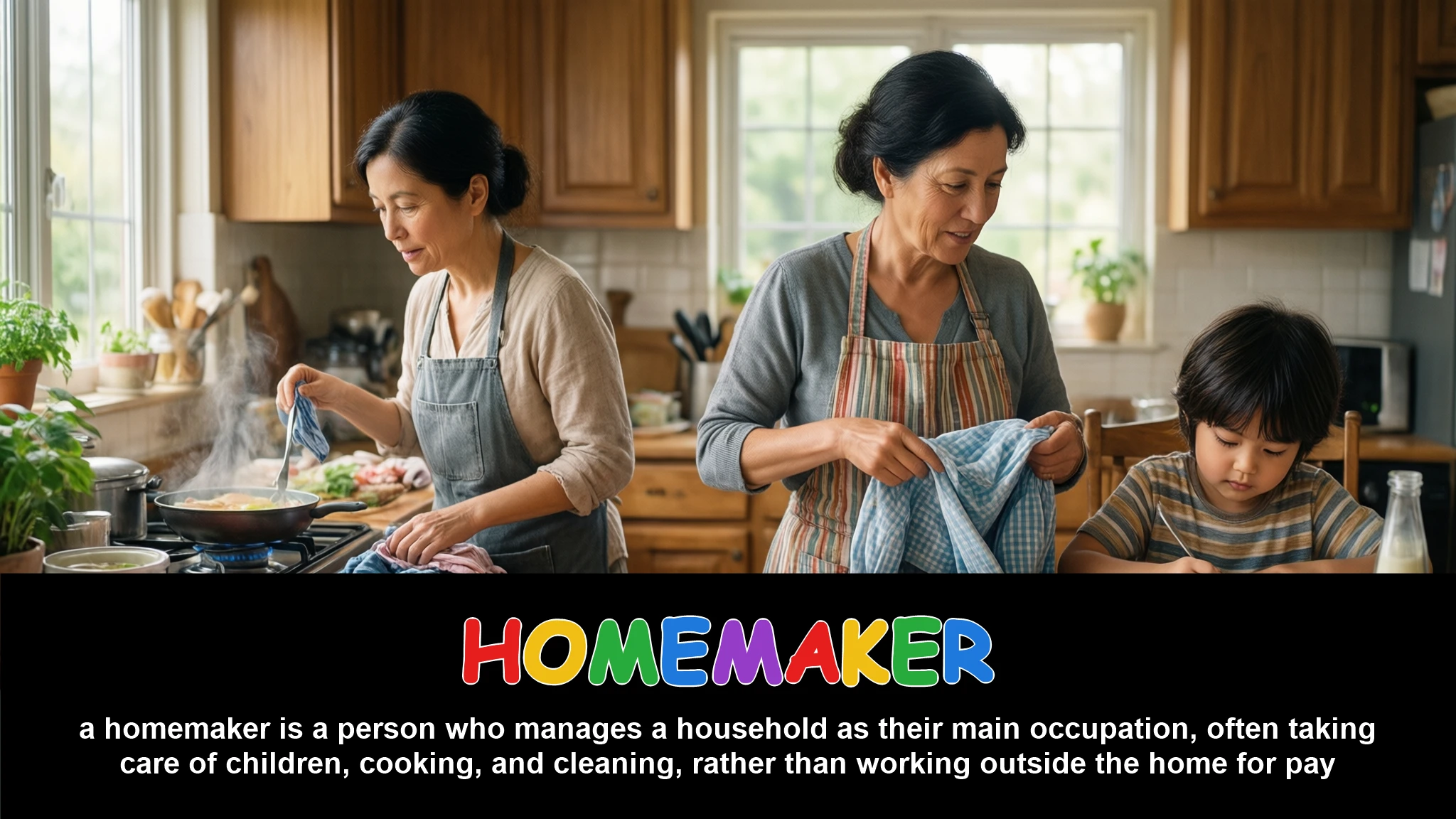 English Illustration for homemaker